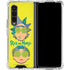 Adult Swim Rick and Morty Rick and Morty Portal Eyes Galaxy Z Fold4 5G Clear Case